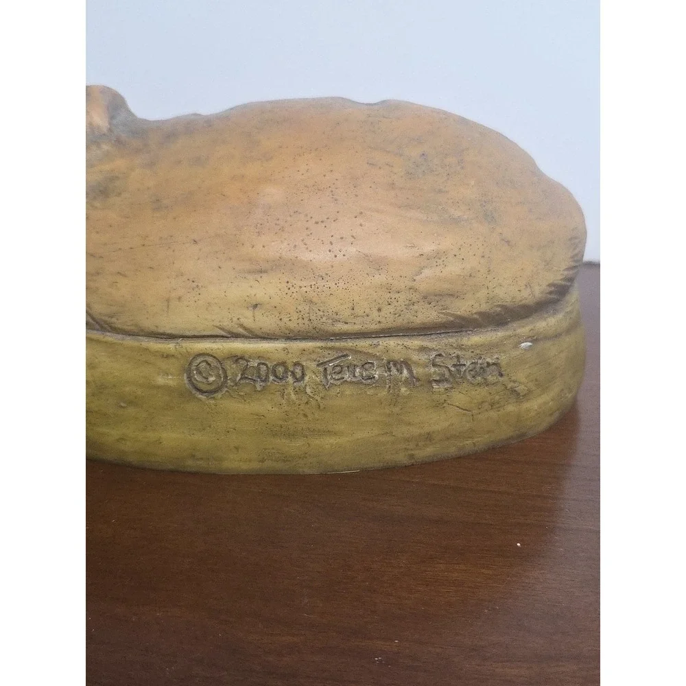 Sleeping Labrador Retriever Dog Baseball Statue 2000‎ Telle M. Stein 8.5